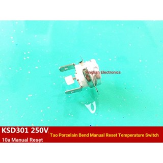 Ksd301-r-g เทอร์โมสวิตช์ควบคุมอุณหภูมิความร้อน 250V16A 170 องศา