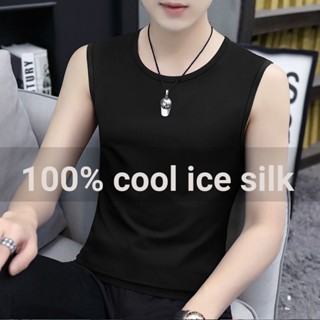 ▶เสื้อกล้าม คอกลม ผ้าเรยอน พรีเมี่ยม สําหรับผู้ชาย 2023