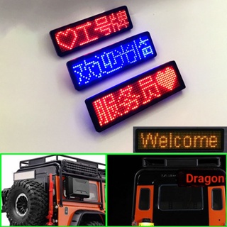 หน้าจอแสดงผล Led สําหรับรถไต่หินบังคับ 1/10 Traxxas TRX4 Defender AXIAL SCX10 II 90046 RC4WD D90 Diy