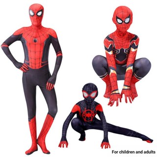 ชุดบอดี้สูท ลายอนิเมะ Spider Man Hero Expedition สําหรับผู้ใหญ่ และเด็ก 1 ชิ้น