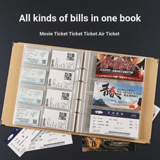 ♥ที่เก็บบิล♥ สมุดอัลบั้มเก็บตั๋วเครื่องบิน โพลารอยด์ สําหรับเก็บสะสมตั๋วเครื่องบิน ตั๋วที่ระลึก
