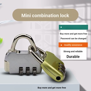{Mini Combination Lock} กุญแจล็อคกระเป๋าเดินทาง ขนาดเล็ก สําหรับตู้เสื้อผ้า กระเป๋านักเรียน
