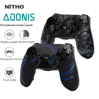 [Nitho] Nitho PS4 เกมแพดแท็บเล็ต ระบบสั่นสะเทือน เข้ากันได้กับ PS4 PC PS3 Android iOS