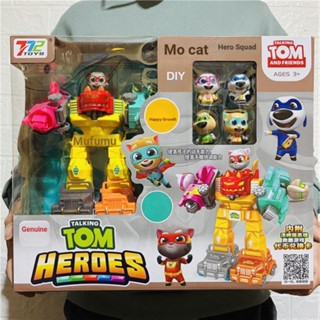 ของเล่นหุ่นยนต์ Tom Cat Hero Team Deformation Five-in-One เพื่อการศึกษา สําหรับเด็ก