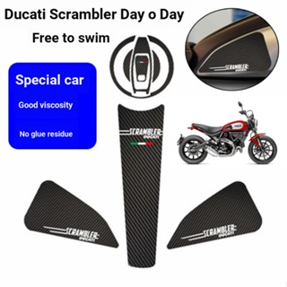 สติกเกอร์ติดฝาถังน้ํามันเชื้อเพลิง ดัดแปลง สําหรับ Ducati Scrambler 800 Free Tour Free Climber