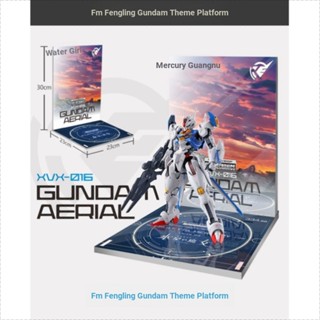 แพลตฟอร์มแสดงโมเดลมือ สําหรับ GUNDAM 1/100 FM HG Mercury Witch Wind Spirit GUNDAM AERIAL Slita Scene Bracket Platform