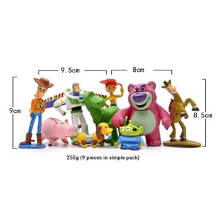 เครื่องประดับตกแต่งเค้ก รูปสุนัข Toy Story Woody Triss Buzz Lightyear Spring Dog สามตา