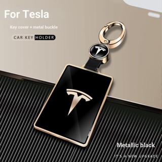 ♈ซองใส่บัตร ฟิล์มการ์ด♈ Tesla Tesla เคสกุญแจรีโมตรถยนต์ แบบสากล สําหรับทุกเพศ model3/Y