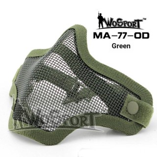 Wosport หน้ากากลวดเหล็กยุทธวิธี หน้ากากอุปกรณ์สนาม CS จริง หน้ากากขี่จักรยาน หมวกกันน็อค รวดเร็ว ปรับให้เข้ากับเวอร์ชั่นหน้ากาก