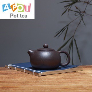 [One Pot Tea] Yixing ชุดกาน้ําชาดินเผา แฮนด์เมด สีม่วง สีดํา สีทอง ของขวัญ สําหรับครัวเรือน