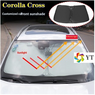 ม่านบังแดด ด้านหน้า มีฉนวนกันความร้อน สําหรับ TOYOTA CROSS VIOS CHR PREVIA TOYOTA RAV4 SIENTA COROLLA CROSS