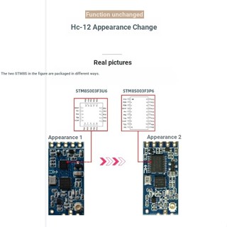 Huicheng HC-12 โมดูลรับส่งสัญญาณไร้สาย 433 เมตร