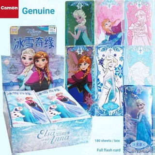 ☾❁◕สมุดเก็บสะสมการ์ด ลายการ์ตูน Disney Elsa Anna Elsa Princess ssr สําหรับเด็กผู้หญิง