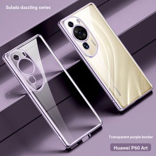 สําหรับ Huawei P60 Art Pro เคสชุบ tpu นิ่ม ใส 2023 ใหม่ เคสสมาร์ทโฟน