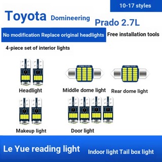 หลอดไฟ LED 10-17 สําหรับติดตกแต่งภายในรถยนต์ Toyota Domineering Prado