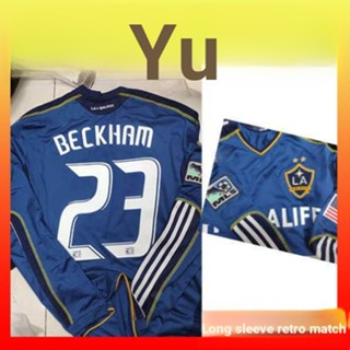 ชุดยูนิฟอร์มฟุตบอล แขนยาว ลายทีม League Galaxy 12 ฤดูกาล No 23 Beckham พร้อม sealjpjl02.my 1220230807175927