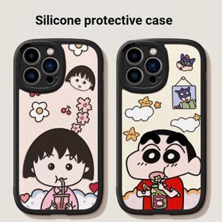 เคสโทรศัพท์ซิลิโคน กันกระแทก ลายการ์ตูนชินจัง สําหรับ Samsung A73 A72 A71 A70 A53 A52 A51 A33 A32 A321 A23 A22 21 A20 A13 A12 A11 A10 A03 M23 S