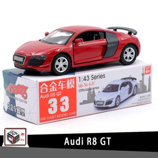 โมเดลรถยนต์ Caipo Audi Audi R8 GT 1: 43 อัลลอย ของเล่นสําหรับเด็ก