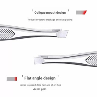 คีมสเตนเลส ขนาดเล็ก สําหรับถอนขนคิ้ว เครา