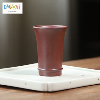 [One Pot Tea] Yixing ถ้วยชาโคลน ขนาดเล็ก 50 มล. สีม่วง สําหรับครัวเรือน