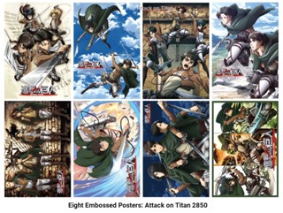 โปสเตอร์ ลายอนิเมะผ่าพิภพไททัน Attack on Titan Attack on Titan p2850