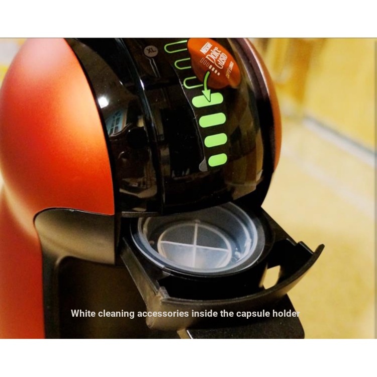 Nescafe Dolce Gusto Nestle แคปซูลแคปซูลกาแฟ เครื่องมือทําความสะอาด อุปกรณ์ล้างตะกรัน สีขาว