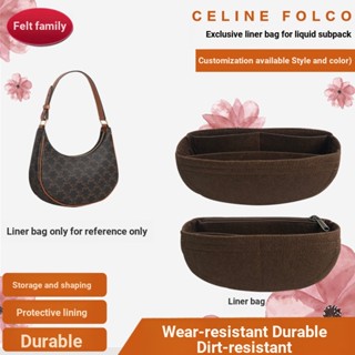 CELINE กระเป๋าผ้าแคนวาส AVA สไตล์เรโทร สําหรับใส่ใต้วงแขน