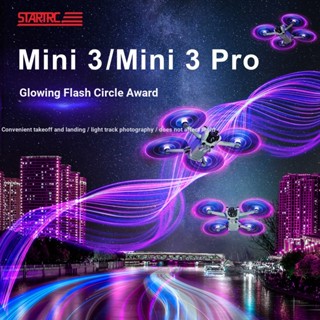 Startrc DJI Mini 3/Mini 3 PRO แหวนแฟลช เรืองแสง LED ลดเสียงรบกวน ชาร์จได้