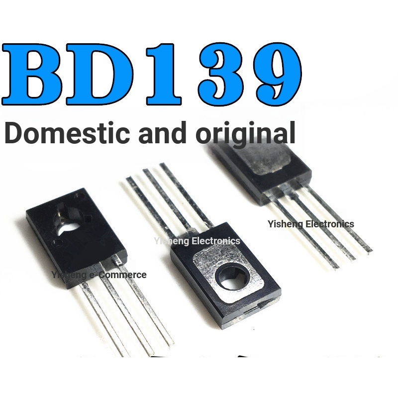 (แพ็ค 10-30 ชิ้น) BD139 NPN 1.5A 80V In-Line TO-126 Power ทรานซิสเตอร์ Triode