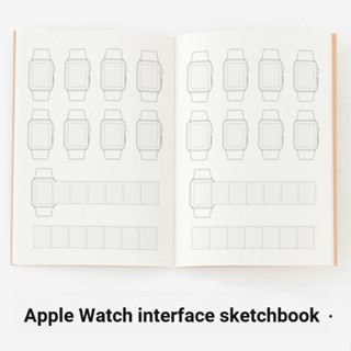 [หนังสือบันทึก] สมุดโน้ตบุ๊ก อินเตอร์เฟซ Apple Watch Script Book ขนาด A4 UI