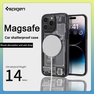 SPIGEN เคสโทรศัพท์มือถือ แม่เหล็ก กันกระแทก สําหรับ iPhone 14 Pro max 13 12 Te