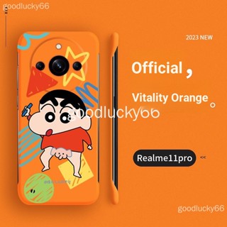 เคสป้องกันโทรศัพท์มือถือ แบบบางพิเศษ ลายการ์ตูนชินจัง สําหรับ Realme 11 Pro+ 11pro+ 11pro+