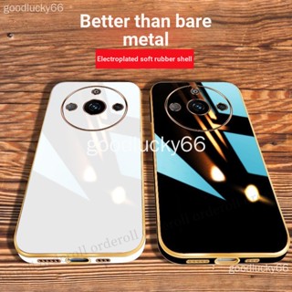 เคสโทรศัพท์มือถือ ซิลิโคน ชุบไฟฟ้า กันกระแทก สําหรับ Realme 11 Pro+ realme11pro+