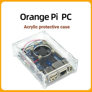 Orange Pi พัดลมระบายความร้อน อะคริลิค PC สีส้ม