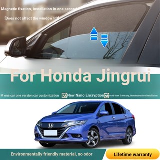 ม่านบังแดดแม่เหล็ก ป้องกันแมลง ป้องกันแดด สําหรับติดหน้าต่างรถยนต์ Honda