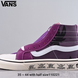 Sp2-230904 Wan33ce Sk8-hi Off the Wall Graffiti รองเท้าผ้าใบลําลอง ข้อสูง พิมพ์ลายกราฟฟิตี้ คุณภาพสูง สําหรับผู้ชาย ผู้หญิง เหมาะกับการเล่นสเก็ตบอร์ด