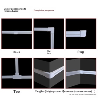 ปลั๊กเชื่อมต่อสายไฟ Pvc มุมแบน มุมหยินหยาง มุมนอก