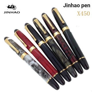 Jinhao X450 ปากกาโลหะ ลายหินอ่อน สไตล์นักธุรกิจ