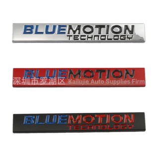 สติกเกอร์โลโก้ สีฟ้า สําหรับ Volkswagen New Megatron CC Sagitar Golf 6 Trunk Badge BLUE MOTION