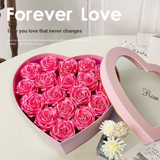 กล่องของขวัญ พรีเมี่ยม ลายดอกกุหลาบ สําหรับแฟนสาว