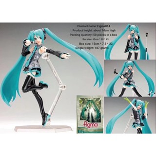 ตุ๊กตาฟิกเกอร์ hatsune Miku figma 014 ข้อต่อขยับได้