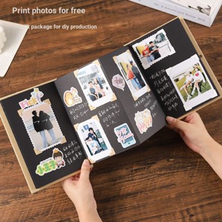  สมุดอัลบั้มรูปภาพ แบบพับได้ มีกาวในตัว ลายออร์แกน Tanabata Romantic 520 แฮนด์เมด diy สําหรับเป็นของขวัญวันเกิด
