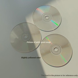 แผ่น CD พลาสติกใส รูปดาว แบบเรียบง่าย สําหรับทําแผ่นโฮมเมด diy