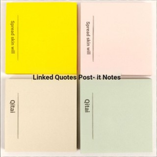 [Creative Sticky Notes] กระดาษโน้ตมีกาว ลายคําคม My สไตล์จีน เรียบง่าย แข็งแรง ฉีกได้ สําหรับนักเรียน