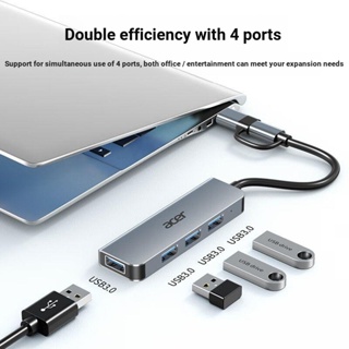 อะแดปเตอร์แปลงเสียง Typec เป็น hdmi สี่พอร์ต สําหรับโทรศัพท์มือถือ เป็น TV โน้ตบุ๊ก คอมพิวเตอร์ตั้งโต๊ะ