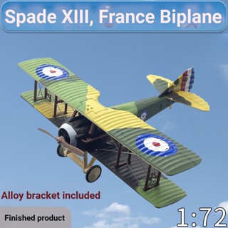 โมเดลเครื่องบินรบจําลอง 1: 72 World War II France Spade XIII ปีกคู่ แยกสีได้ แบบไม่มีกาว