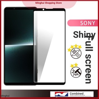 SONY สติกเกอร์กระจกกันรอยหน้าจอ แบบเต็มจอ สําหรับ Xperia 1V 10V IV 5 III 10 II Pro Plus