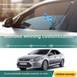 ((หมายเหตุการสั่งซื้อ สําหรับโมเดลและปี) Ford Mondeo Winning Dedicated ม่านบังแดดรถยนต์ กันแดด หน้าจอกันแสงแดด หน้าต่าง ตาข่าย ป้องกันยุง C