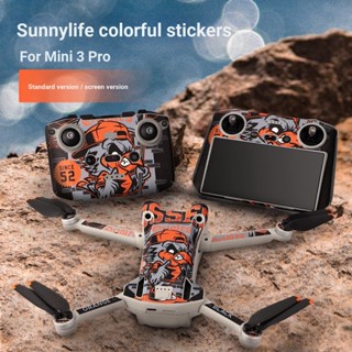 Sunnylife สติกเกอร์ฟิล์ม ป้องกันรอย สําหรับ DJI Mini 3 Pro DJI RC