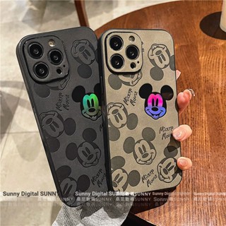 Disney เคสโทรศัพท์มือถือคู่รัก แบบแข็ง กันกระแทก ลายการ์ตูนดิสนีย์ มิกกี้เมาส์ สร้างสรรค์ สําหรับ iphone 15 14 13 11 12 pro max